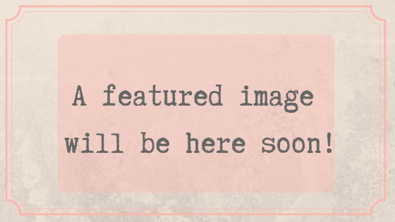Image to come